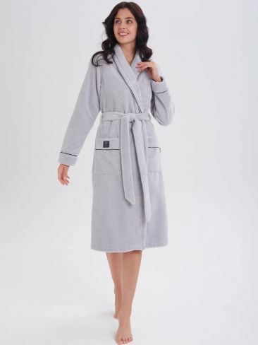 Халат женский Trendy light grey