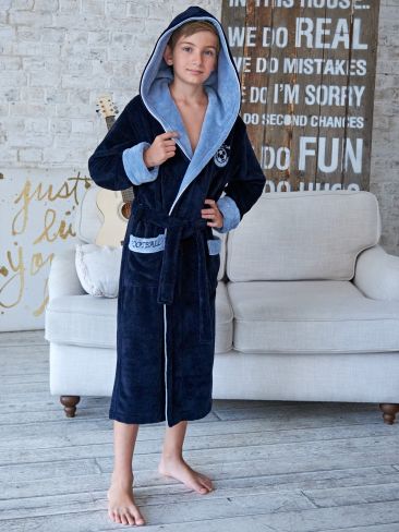 Подростковый халат Ronaldo navy