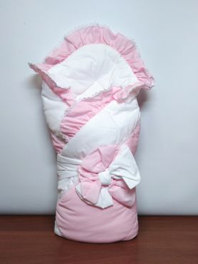 Конверт-одеяло двухцветный Мальвина розовый