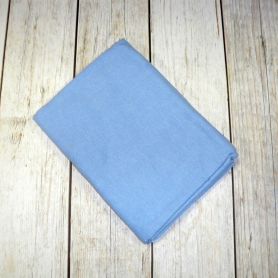 Пеленка фланелевая однотонная голубая