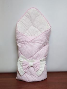 Одеяло-конверт розовый Ангелочки