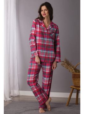 Пижама женская фланелевая LNS435