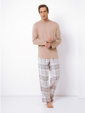 Пижама мужская с фланелевыми брюками Aiden