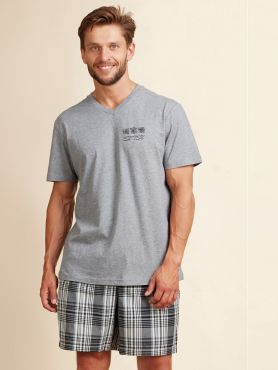 Мужская пижама с шортами Key MNS401